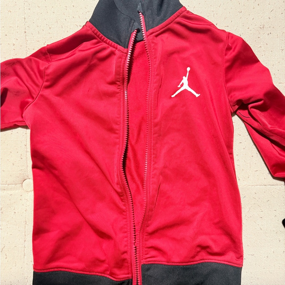 Jordan Red and Black Full-Zip Jacket
